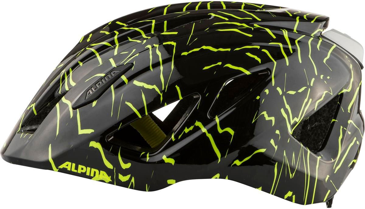 Kask rowerowy juniorski Pico Alpina czarno żółty Sport Shop pl