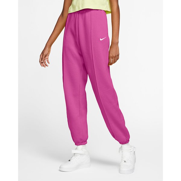 Spodnie Dresowe Damskie Fleece Trend Nike Active Fuchsia