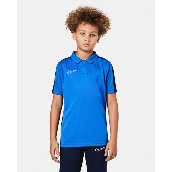 Koszulka Juniorska Polo Dri Fit Academy 23 SS Nike Royal Blue