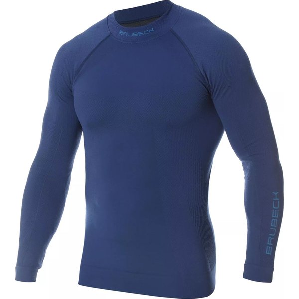 Longsleeve Termoaktywny M Ski Extreme Thermo Brubeck Ciemnoniebieski