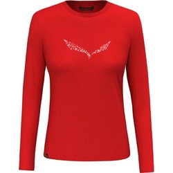 Longsleeve Damski Solidlogo Dry Salewa Flame Sport Shop Pl