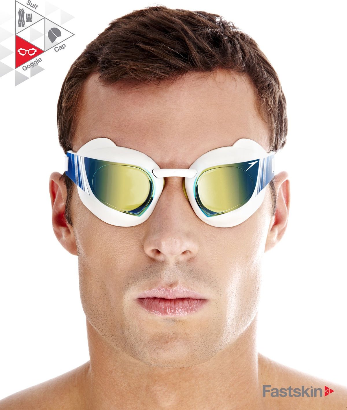 Malgastar prima Atlas Okulary pływackie Fastskin3 Super Elite Goggle Mirror Speedo