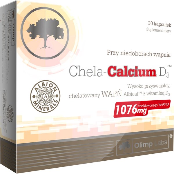Chela-Calcium D3 30 kaps. Olimp