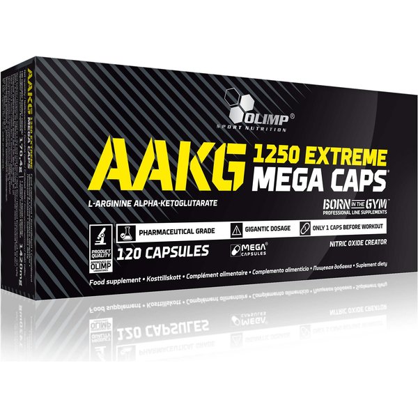 AAKG Extreme 1250 Mega Caps blister 30 kaps. Olimp