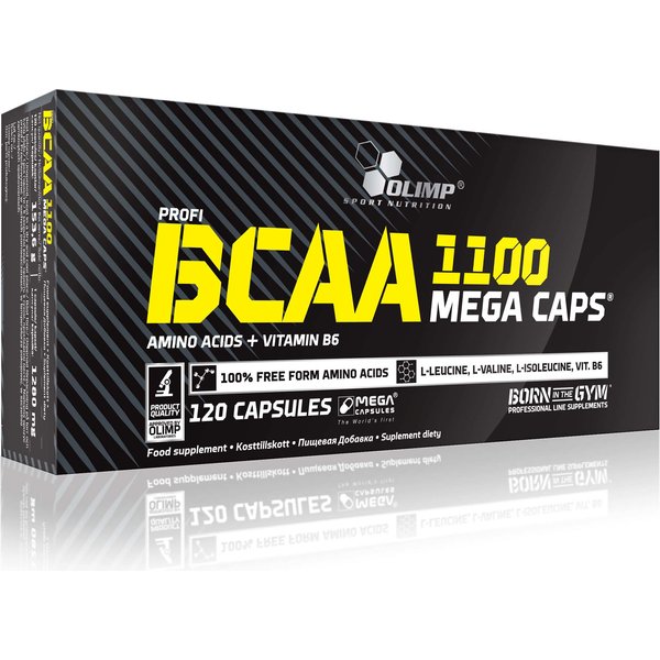 BCAA 1100 Mega Caps 120 kaps. Olimp