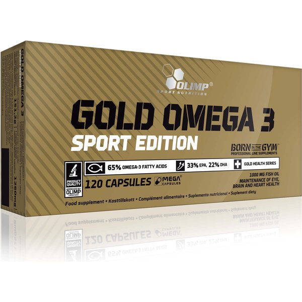 Gold Omega 3 Sport Edition 120 kaps. Olimp