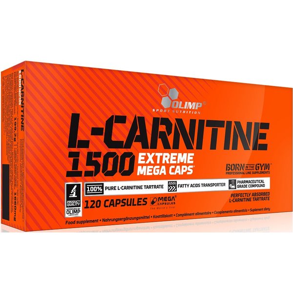 L-Carnitine 1500 Extreme Mega Caps 120 kaps. Olimp