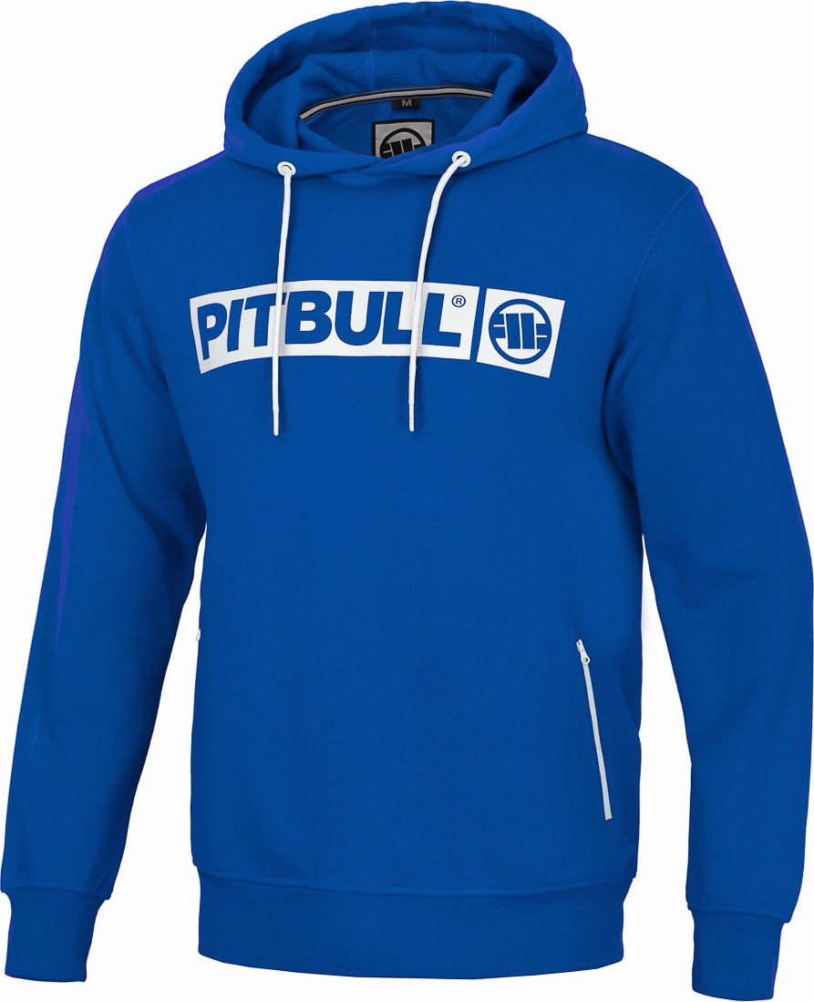 Pitbull Pull en coton pour homme Pit Bull West Coast Terry USA, bleu foncé, L