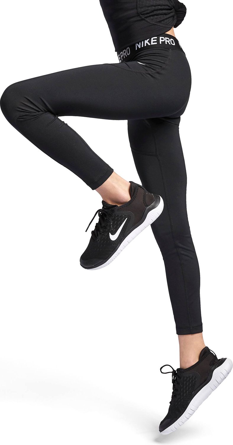 Legginsy dziewczęce Pro Nike - czarne 