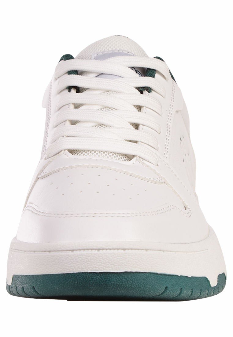 Scarpe Da Ginnastica Kappa Coda Low Unisex, Bianco E Verde, Taglia 40 EU, Modello 243405