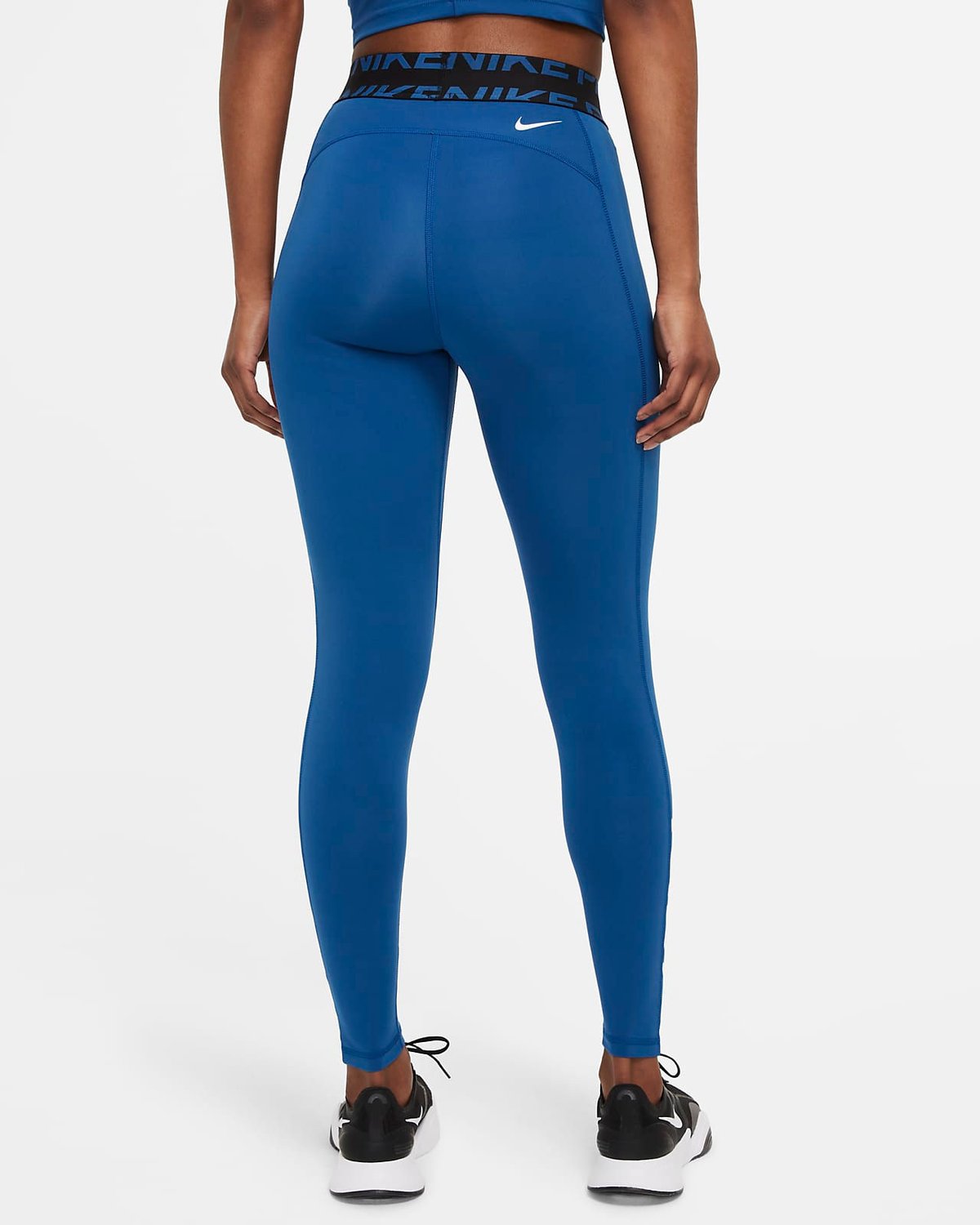 Legginsy damskie Pro Dri-Fit Nike - niebieskie 