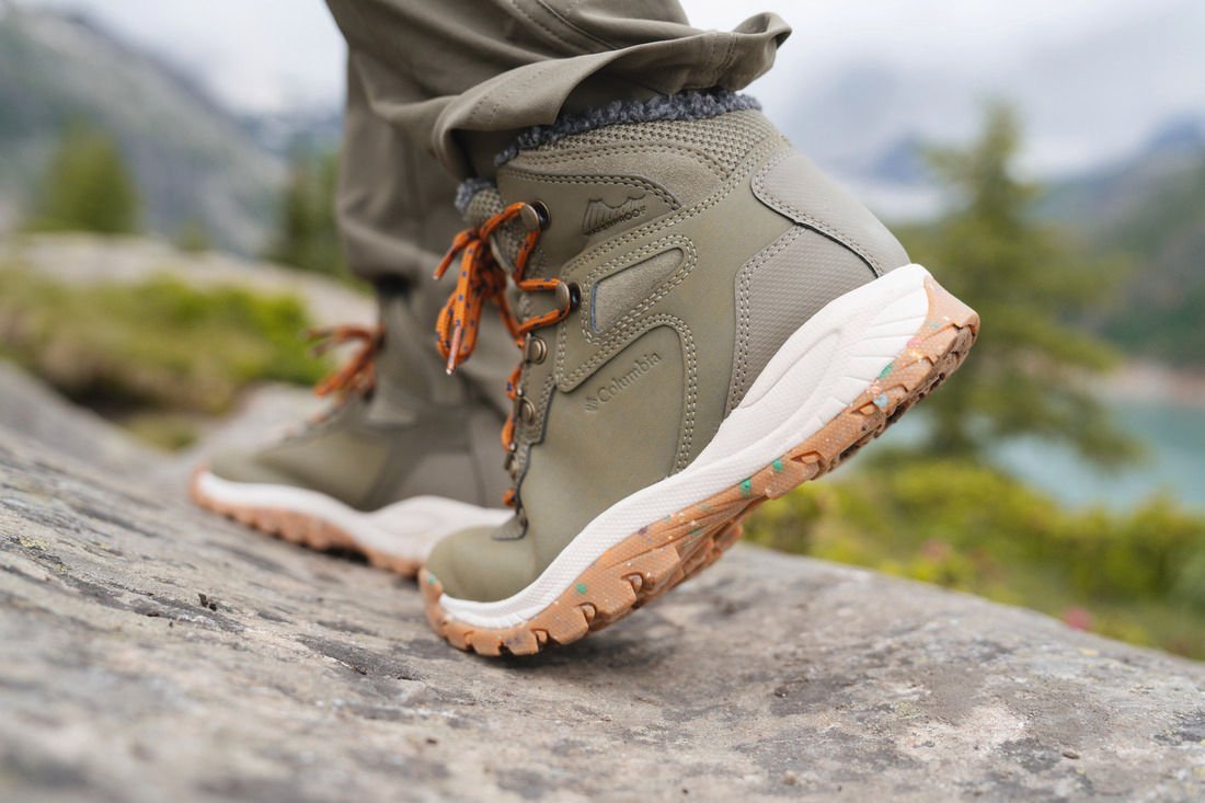 thumbnail image 2 of Columbia Men's Newton Ridge Plus II Waterproof Hiking Shoes - Omni-Heat Insulated Winter Boots With Omni-Grip 2 of 2