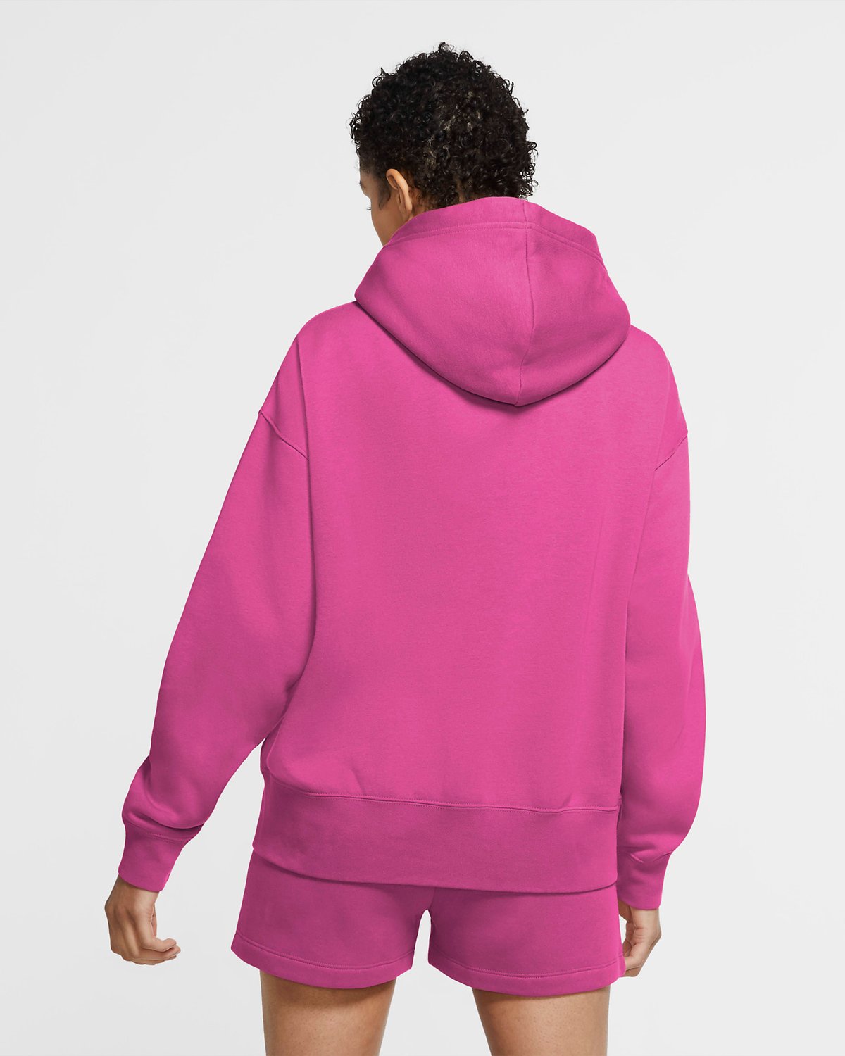 Dres damski Sportswear Fleece Hoodie Trend Nike - active fuchsia