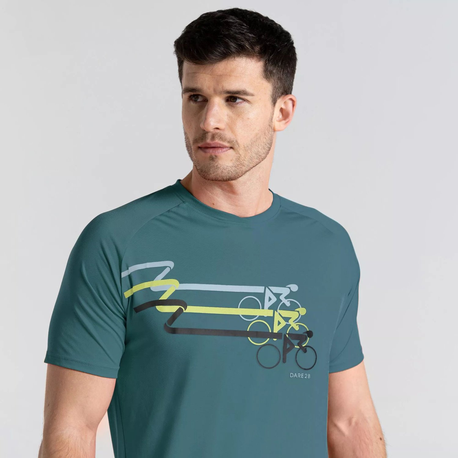 Koszulka męska Escalation Tee Dare2B - mediteran green - Sport-Shop.pl