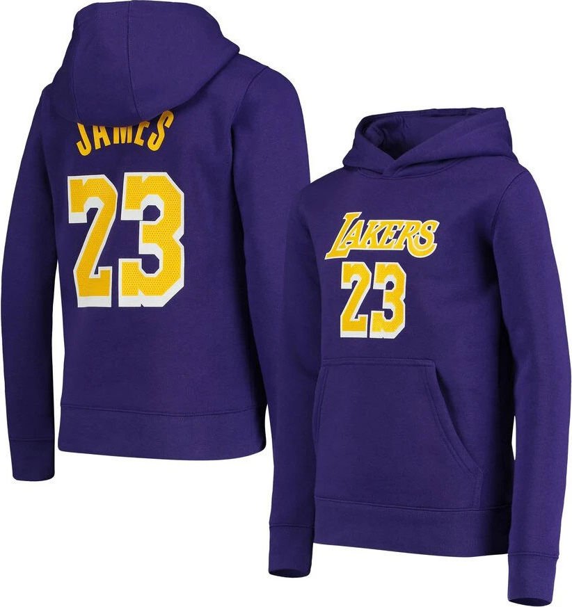  Outerstuff Lebron James Los Angeles Lakers Gray #23