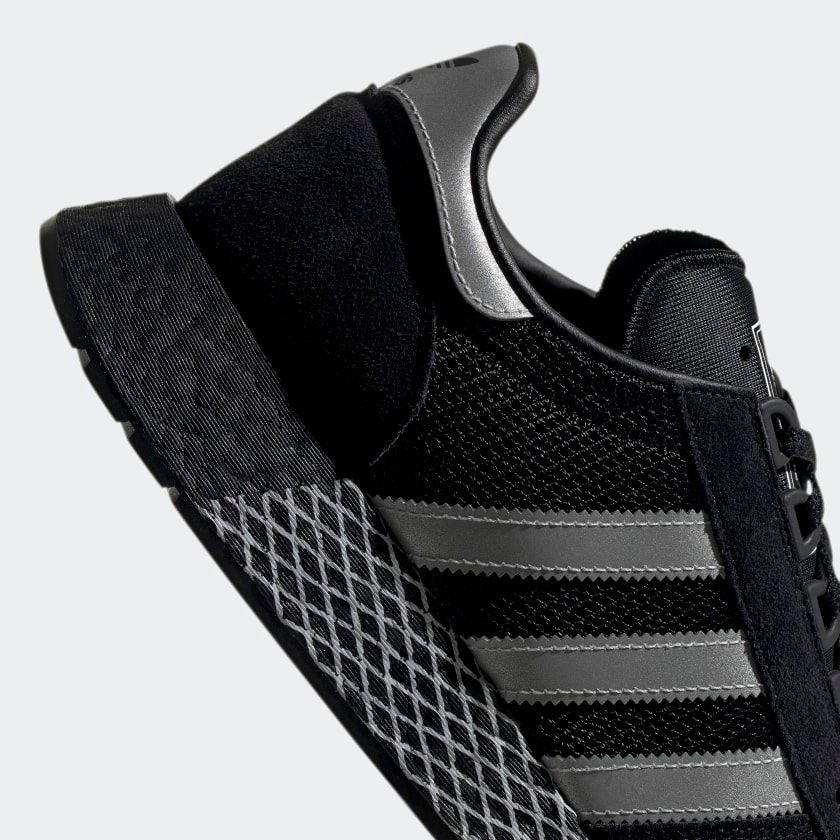 Buty Marathon Tech Adidas Originals black/silver metallic