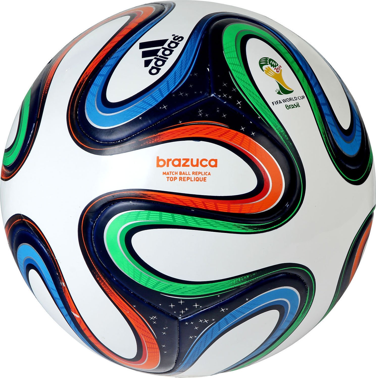 Piłka nożna Brazuca Replique 5 World Cup 2014 Adidas 