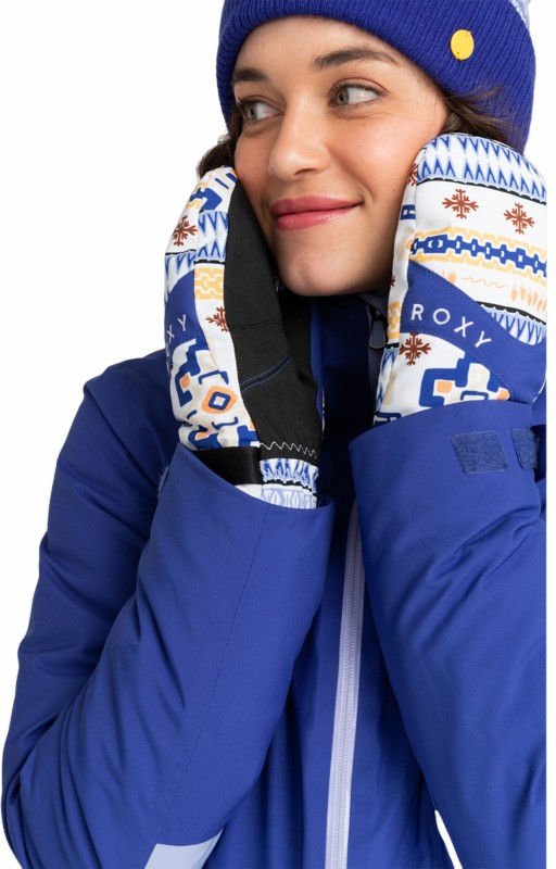 Roxy Jetty Mitt – Guanti Muffole Da Donna Impermeabili E Caldi – Tecnologia DryFlight®, Isolamento WarmFlight® 170g, Palmo In Finta Pelle