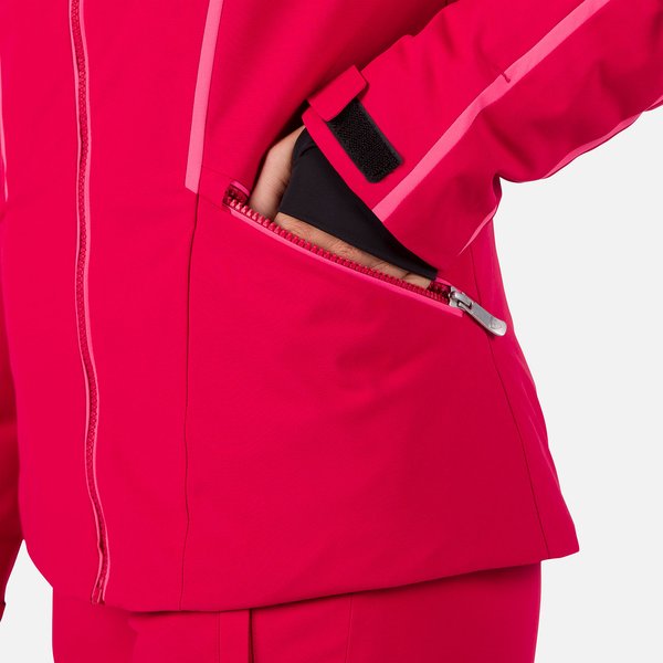 Kurtka narciarska damska Flat Rossignol - ruby red