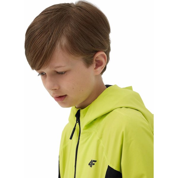 Kurtka chłopięca 4FJSS23TTJAM070 4F - soczysta zieleń