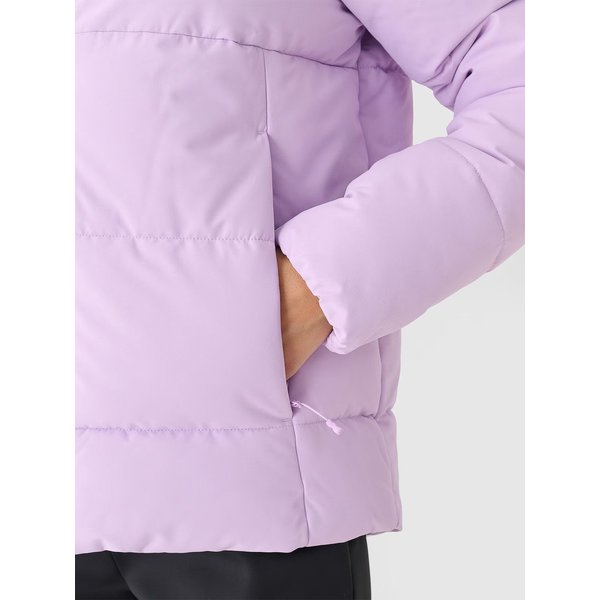 Kurtka narciarska damska TTJAF573 4F - jasny fiolet