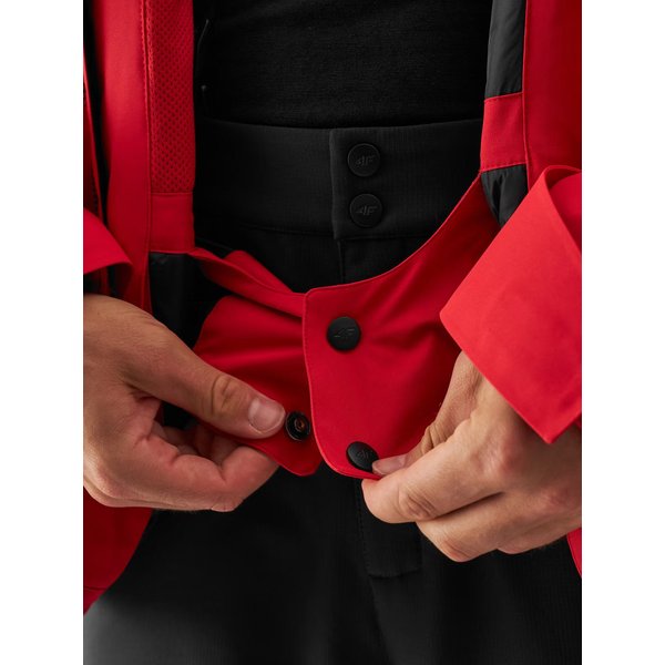 Kurtka narciarska męska TTJAM575 4F - czerwony