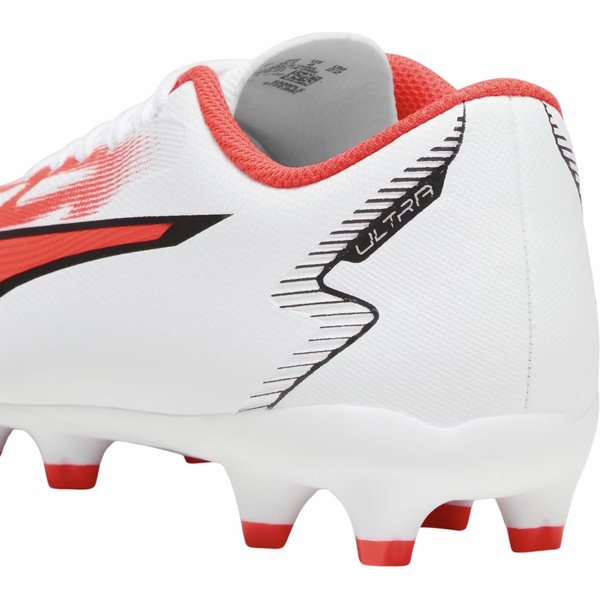 Buty piłkarskie, korki Ultra Play FG/AG Jr Puma - białe