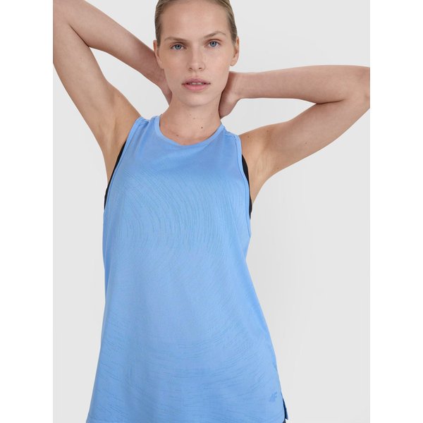 Bezrękawnik damski TFSLF427 4F - niebieski