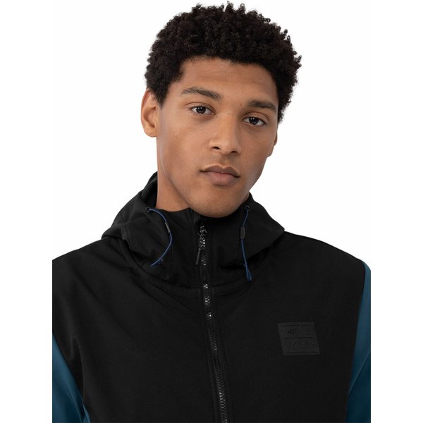 Softshell męski 4FAW23TSOFM155 4F - denim
