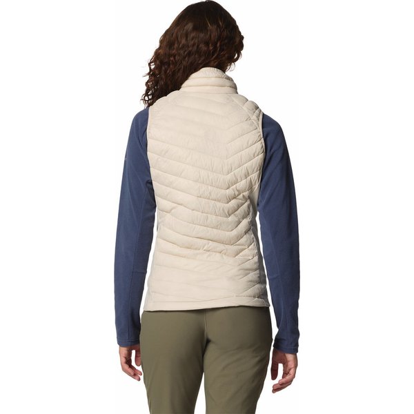 Kamizelka puchowa damska Powder Pass II Hybrid Columbia - dark stone