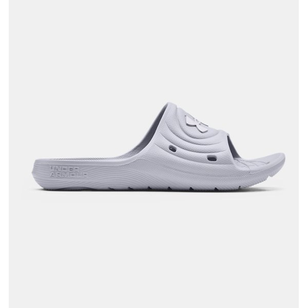 Klapki Locker IV Jr Under Armour - białe