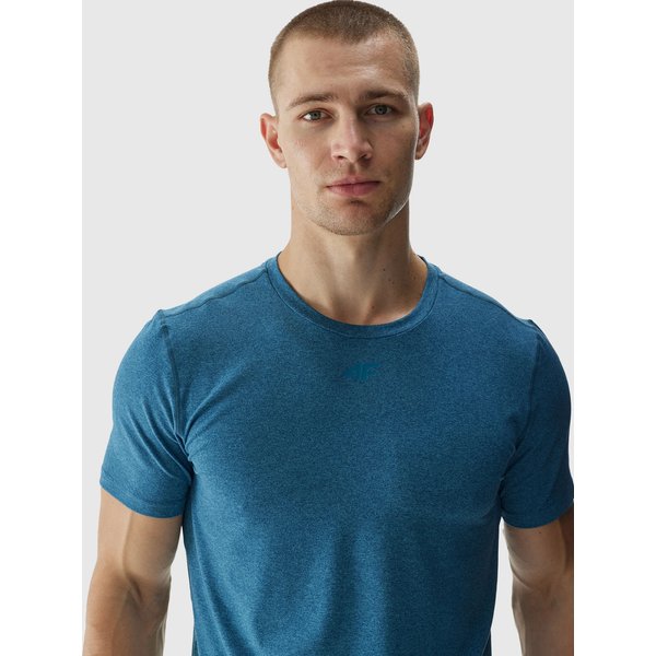 Koszulka męska TFTSM1003 4F - morska zieleń melanż