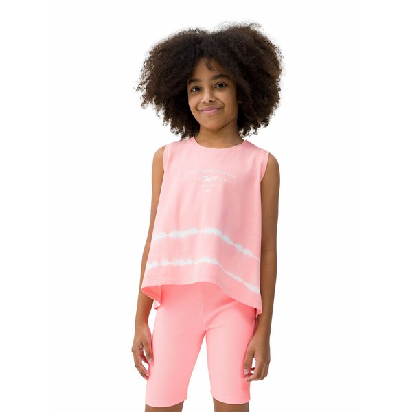 Bezrękawnik, top dziewczęcy 4FJWSS24TTSHF1145 4F - łososiowy neon