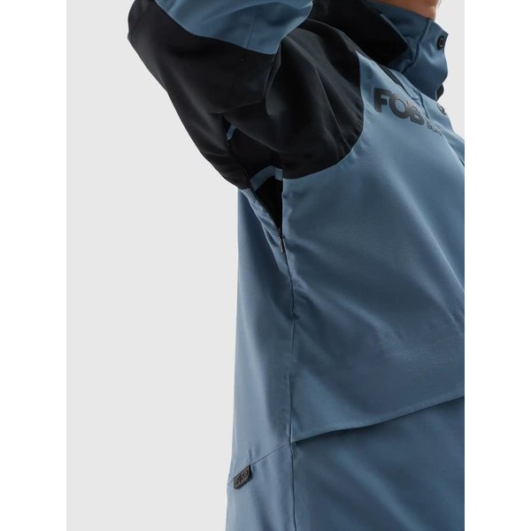 Kurtka snowboardowa damska TTJAF586 4F - denim