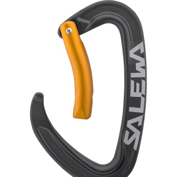 Karabinek Ortles Bent Salewa - Black/Orange