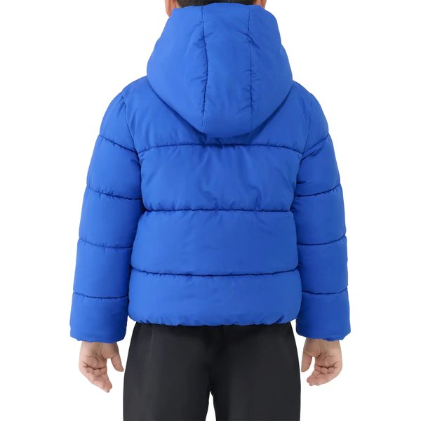 Kurtka puchowa chłopięca TDJAM620 4F - kobalt