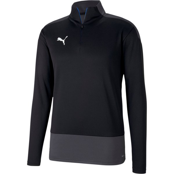 Bluza męska teamGOAL 23 Training 1/4 Zip Top Puma - czarna