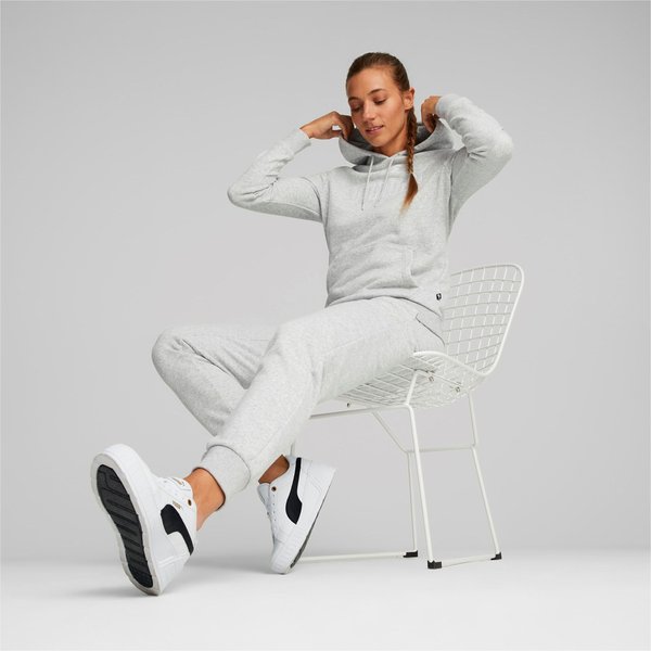 Spodnie dresowe damskie Ess Elevated Pants Puma - szare