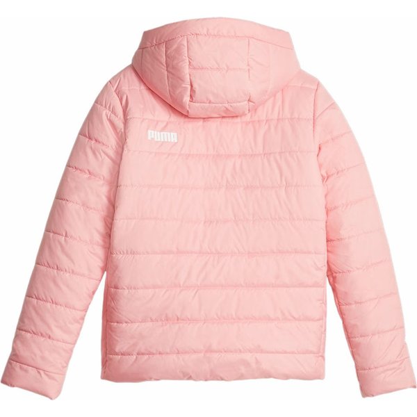 Kurtka juniorska ESS Hooded Padded Puma - różowa