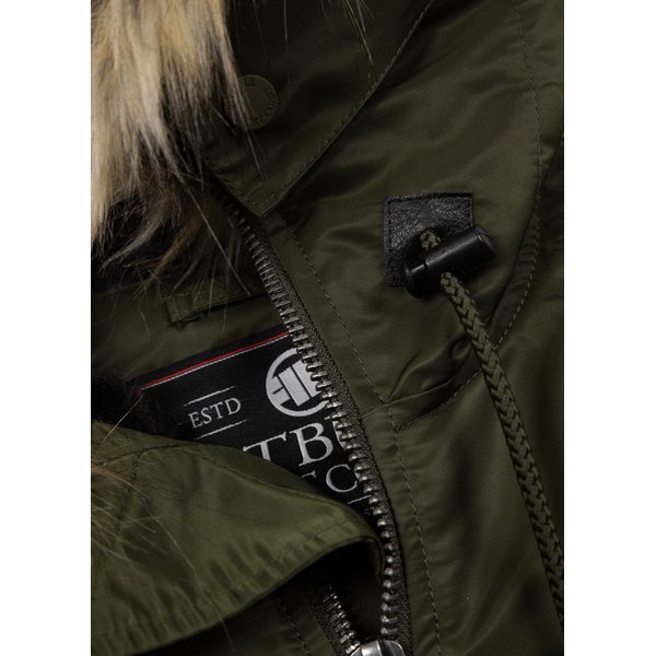 Kurtka męska Harvest Hooded Bomber Jacket Pitbull West Coast - olive