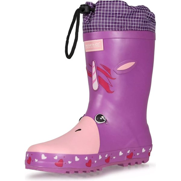 Kalosze Mudplay Jr Regatta - różowy/fioletowy