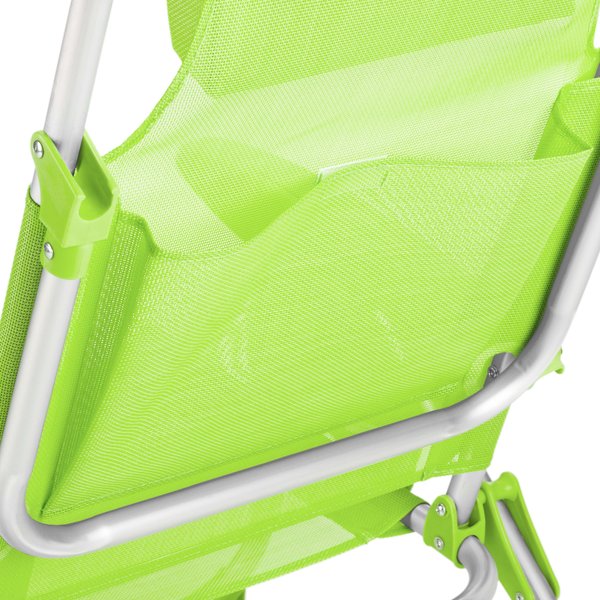 Krzesło plażowe z funkcją leżaka Sun Lite 2w1 Outtec - lime
