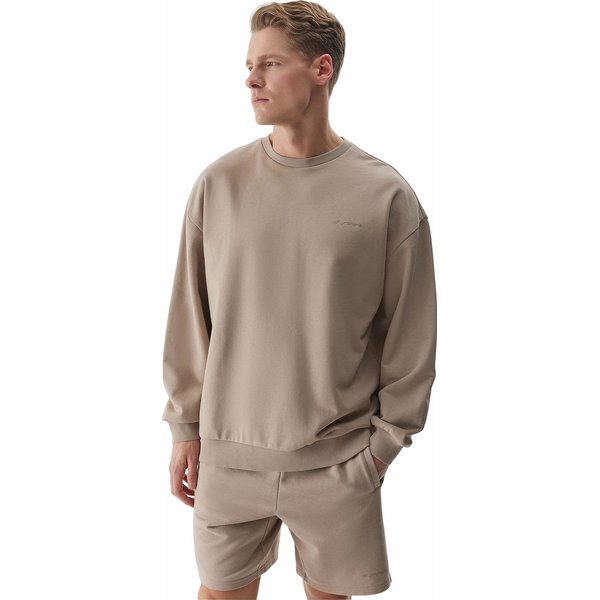 Bluza męska 4FWSS24TSWSM1027 4F - beż