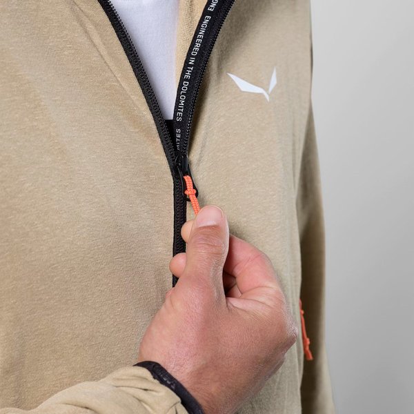 Bluza męska Agner Hemp 2 Hooded Salewa - quicksand