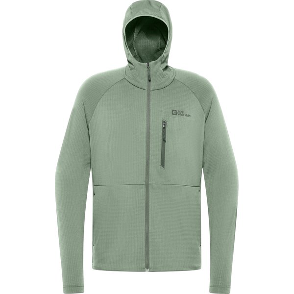 Polar męski Kolbenberg Hooded Fz Jack Wolfskin - eucalyptus