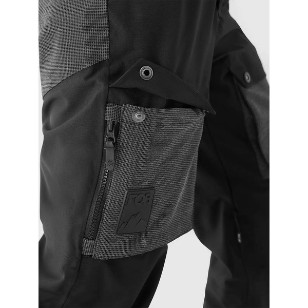 Spodnie snowboardowe damskie TFTRF701 4F - głęboka czerń