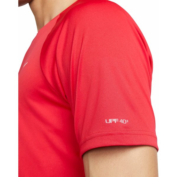 Koszulka męska Hydroguard Nike Swim - czerwona
