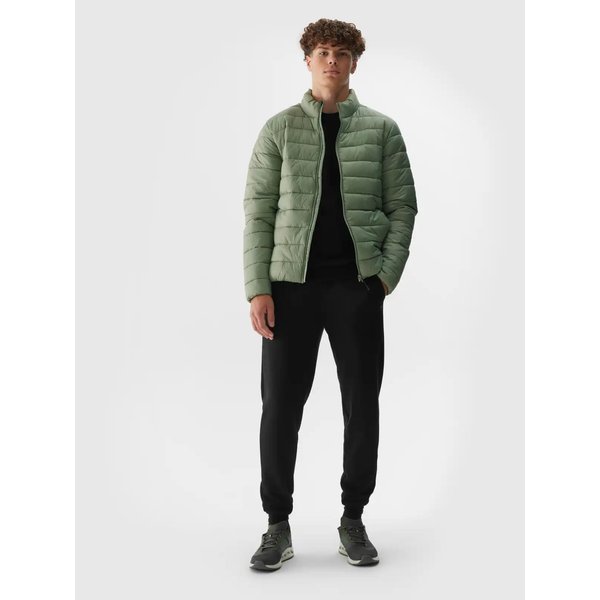 Kurtka puchowa męska TDJAM483 4F - khaki