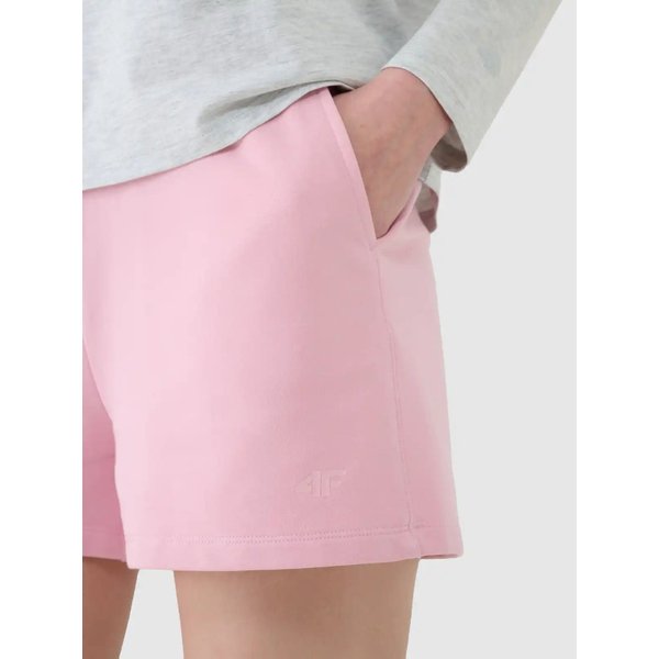 Spodenki damskie TSHOF542 4F - jasny róż