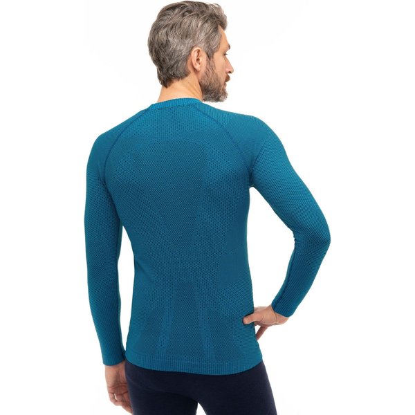 Longsleeve termoaktywny męski 3D Pro Brubeck - niebieski